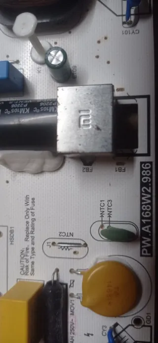 Fuente alimentación y tcom de TV XIAOMI L55M7-EAEU