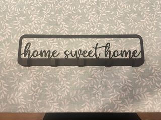 Perchero de pared Home Sweet Home