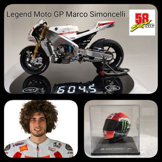 Minichamps 1/12 Honda RC212V Marco Simoncelli 2011 de segunda mano