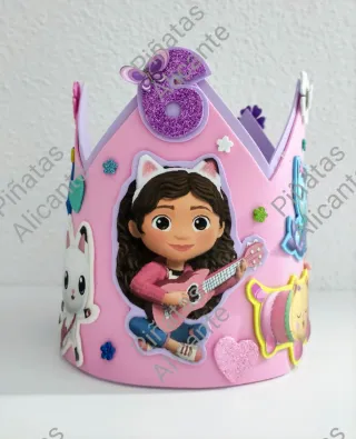 Corona cumpleaños Gaby y la casita