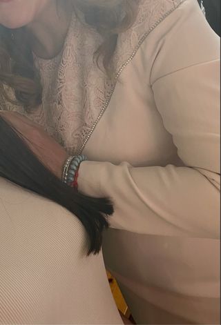 Vestido rosa palo Victoria talla 44