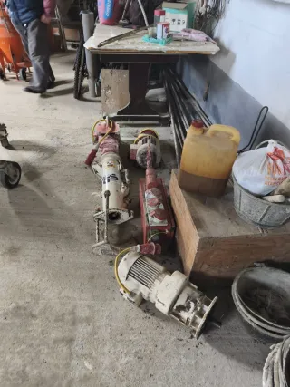 Máquina yeso y mortero