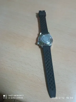 Reloj Tandorio Automático Rojo y Plateado