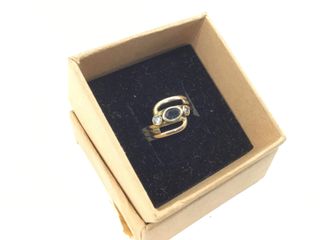 sortija oro 18k con piedra