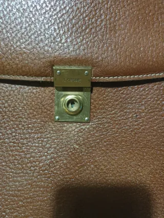 Maletín Loewe Piel Marrón