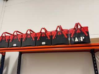 4 Cajas de Herramientas Metálicas Tipo Acordeón