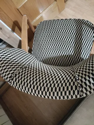 Sillón Maison Du monde tela y madera