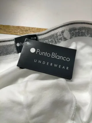 Slip Punto Blanco Algodón Talla M