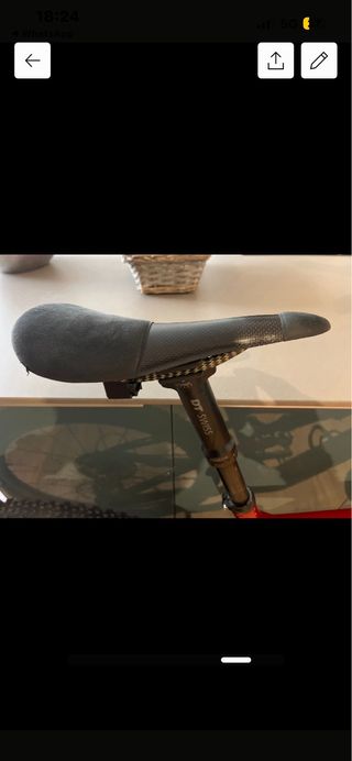 Bicicleta Montaña Doble Suspensión Roja Canondale