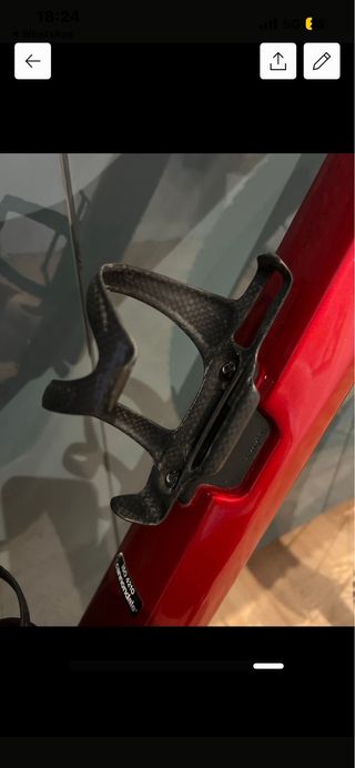 Bicicleta Montaña Doble Suspensión Roja Canondale