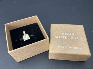 colgante oro 18k con piedra