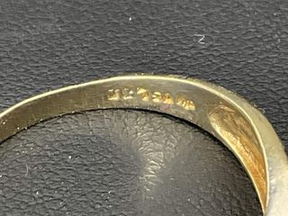 anillo oro 18k con piedra