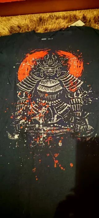 Camiseta Estampada Samurai Talla XL