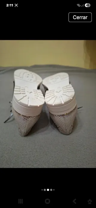 Zapatos Oxford Plateados