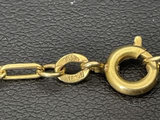cadena oro 18k 26cm