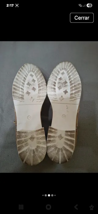 Zapatos Oxford Dorados