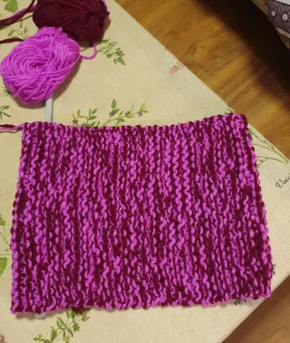 Buff cuello lana artesanal abrigo