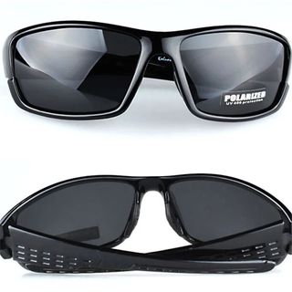 Gafas de sol polarizadas hombre negras protección