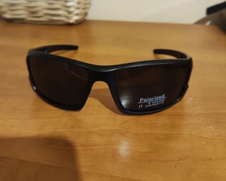 Gafas de sol polarizadas hombre negras protección