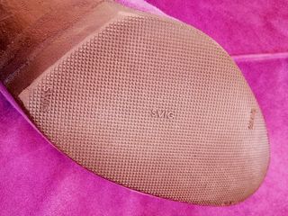 Stivali alti Mark pelle/camoscio fucsia viola  37