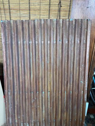 Chapas metálicas onduladas 12 chapas de 1,12 x 1,6