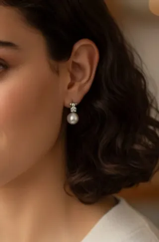 Pendientes Tous Oso Bold Bear con Perla