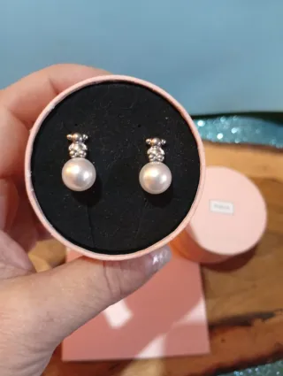 Pendientes Tous Oso Bold Bear con Perla