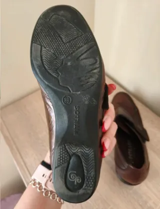 Zapatos Pitillos Marrones Talla 39