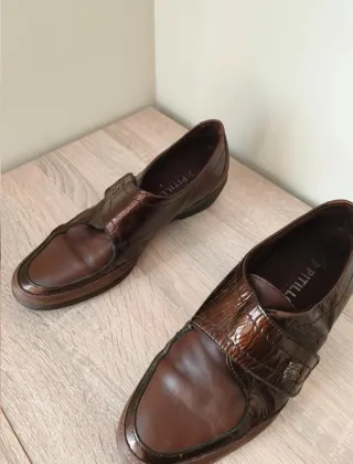 Zapatos Pitillos Marrones Talla 39