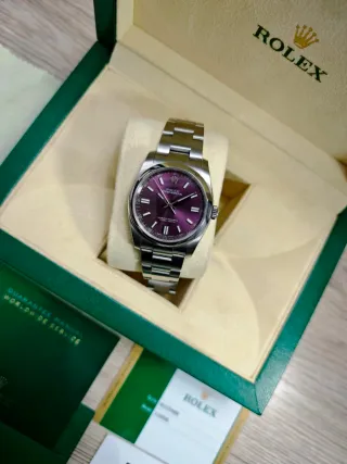 Rolex Oyster Perpetual 36 116000 Red Grape
