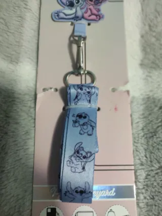 Llavero Stitch con figuras.llavero largo