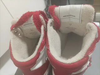 Zadig & Voltaire Piel Talla 37 Roja/Blanca