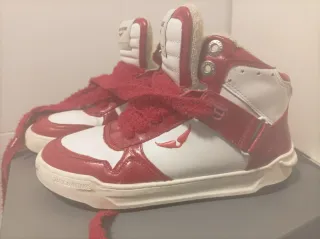 Zadig & Voltaire Piel Talla 37 Roja/Blanca