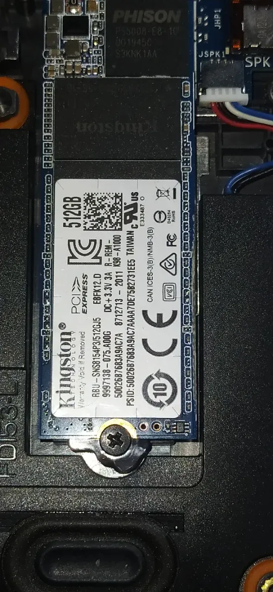 Disco Duro Kingston 512GB M.2 NVMe