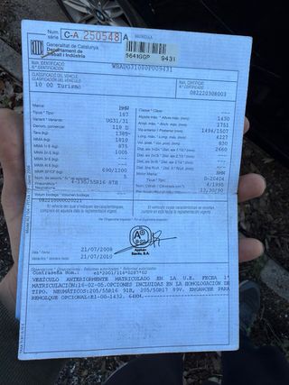 BMW 118D 2005 2.0 125Cv 240.000km etiqueta B