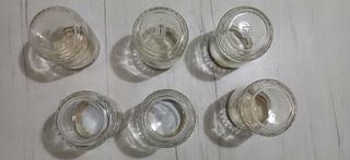 6 Barattoli Vuoti Miele 500g Vetro