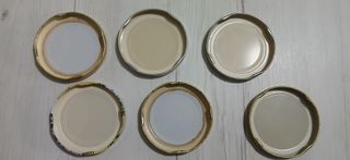 6 Barattoli Vuoti Miele 500g Vetro