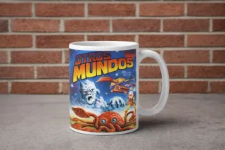 Taza Retro 80s Album Cromos Otros Mundos