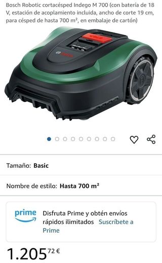 Bosch Robotic cortacésped Indego M 700