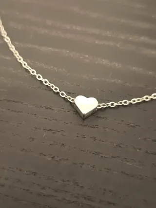 Collar Corazón Plata