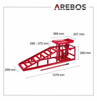 Arebos 1 Rampa para coche 117x30x33