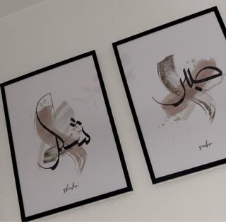 Marcos de fotos con arte abstracto