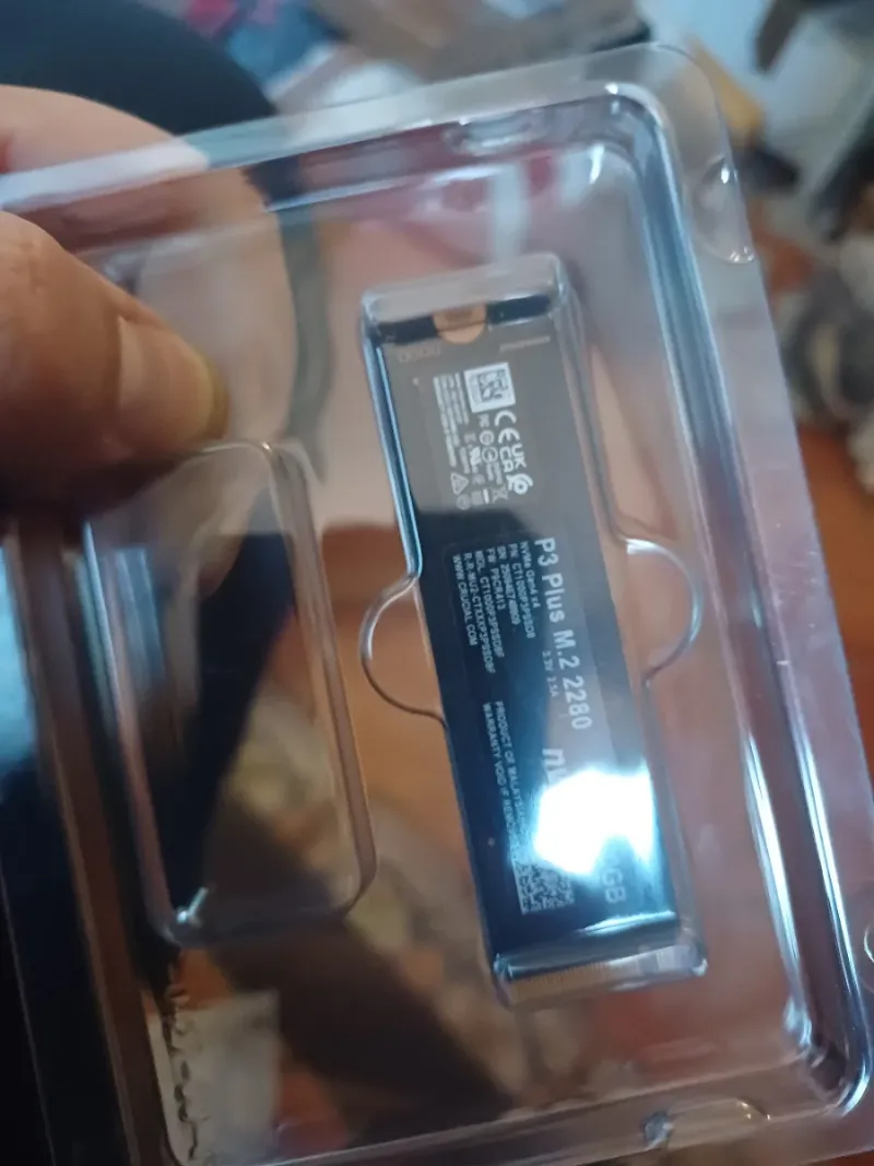 Crucial P3 Plus SSD NVMe M.2 PCIe 4.0 afbeelding 4