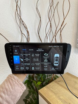 Radio Coche Pantalla para Seat Ibiza 6j 2009-2013