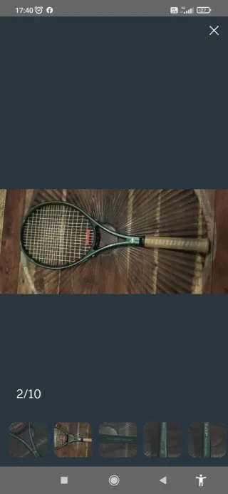 Dunlop black max.Made in West Germany Racchetta