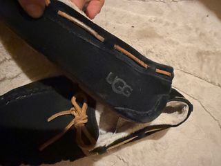 Zapatos UGG negro con Cordones Marrones