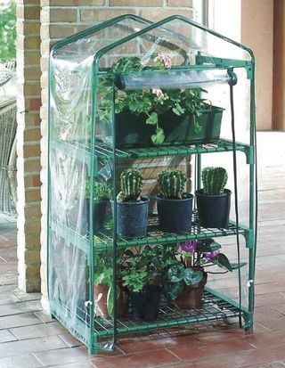 INVERNADERO DE BALCON BALCONY 3 1.25X0.7X0.5 M VERDE NORTENE