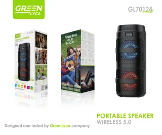 Caixa de Som Portátil Green Lyca GL70124