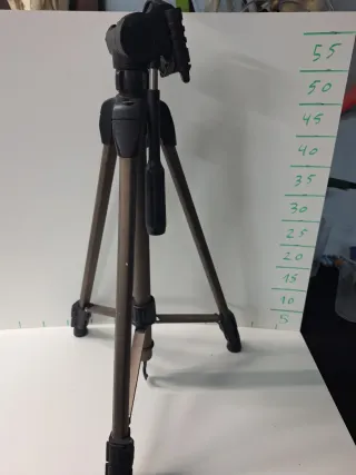 Trípode Hama Aluminio Cámara Reflex Negro