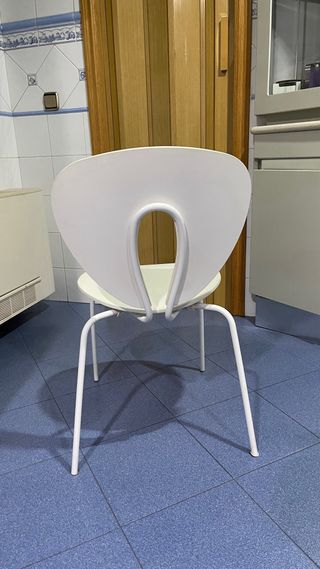 Silla Cocina Blanca Diseño Moderno